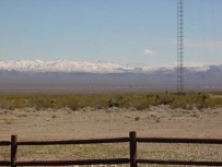 Coast Guard remote radio tower in the Nevada desert