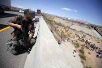 Nevada 2015 standoff sniper on bridge
